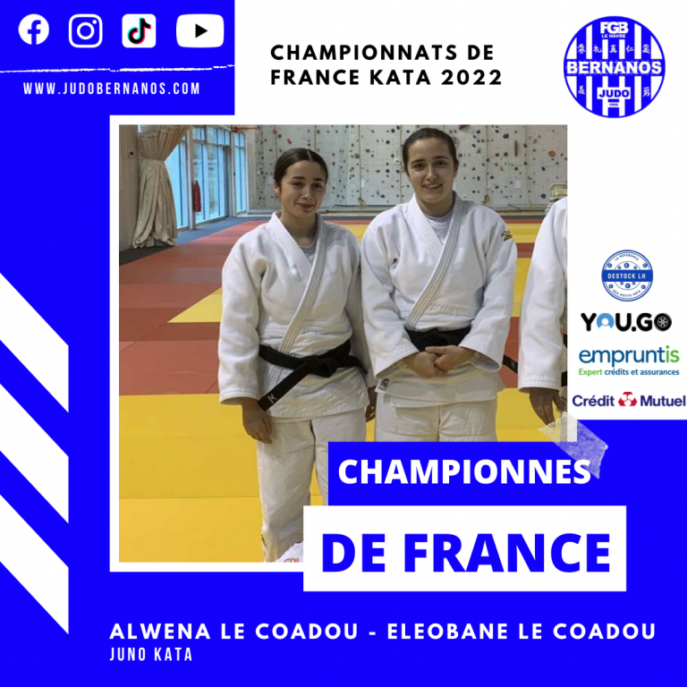 France Kata 2022 - Judo Bernanos Eleobane et Alwena Le Coadou
