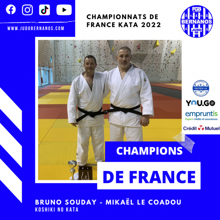 France Kata 2022 - Judo Bernanos Bruno Souday Mikaël Le Coadou