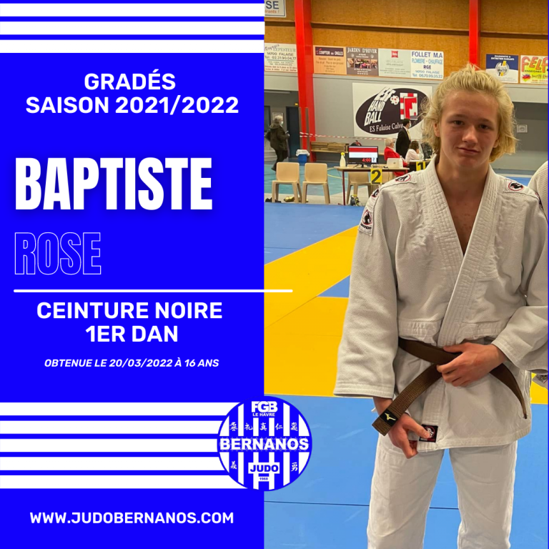 Gradés saison 20212022 - Baptiste