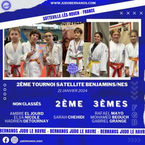 Tournoi satellite Benjamins - Judo Normandie - Judo Bernanos Le Havre