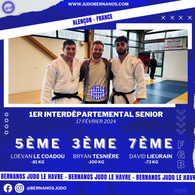 Interdépartemental Seniors - Normandie Judo - Bernanos Judo Le Havre