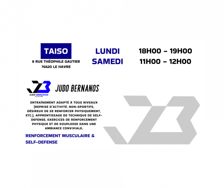 self-defense JUDO BERNANOS LE HAVRE