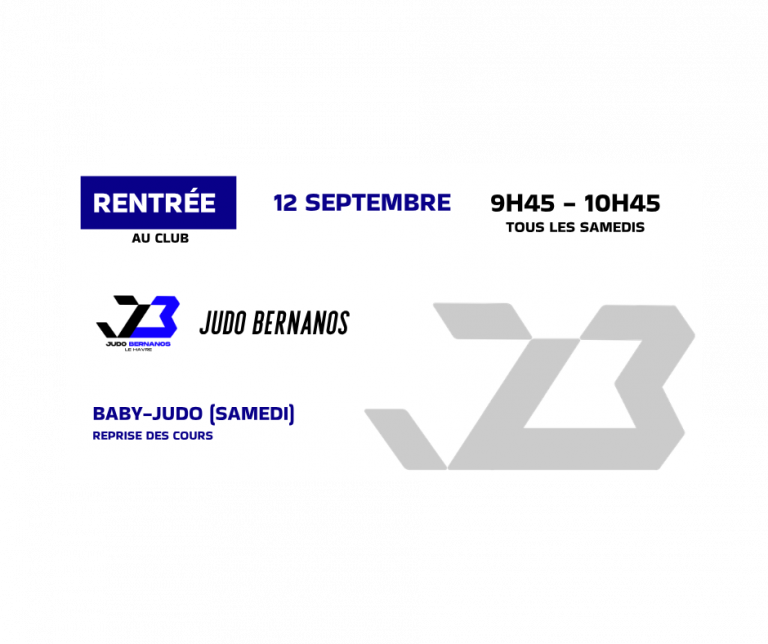 JUDO BERNANOS LE HAVRE - INSCRIPTIONS SAISON 2026/2027