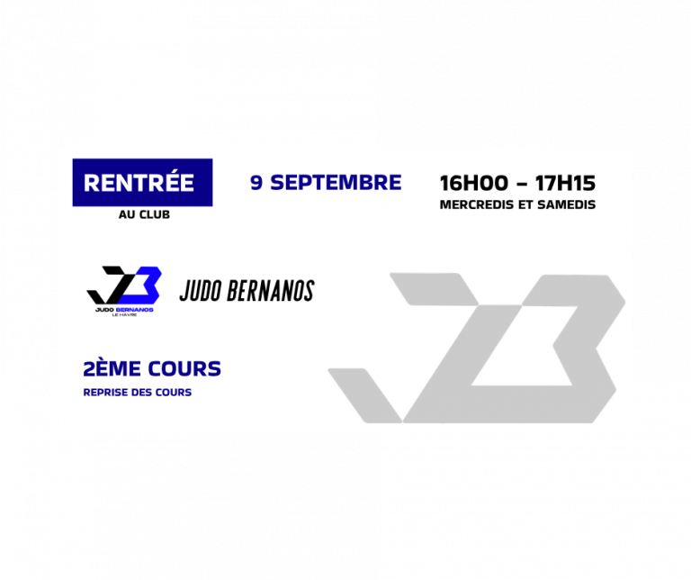 JUDO BERNANOS LE HAVRE - INSCRIPTIONS SAISON 2026/2027