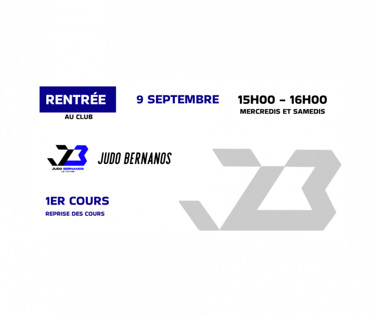 JUDO BERNANOS LE HAVRE - INSCRIPTIONS SAISON 2026/2027